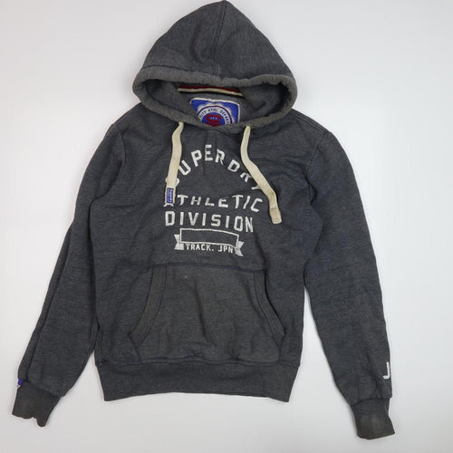 Superdry Men's Grey Pullover Hoodie L - Sport & Style