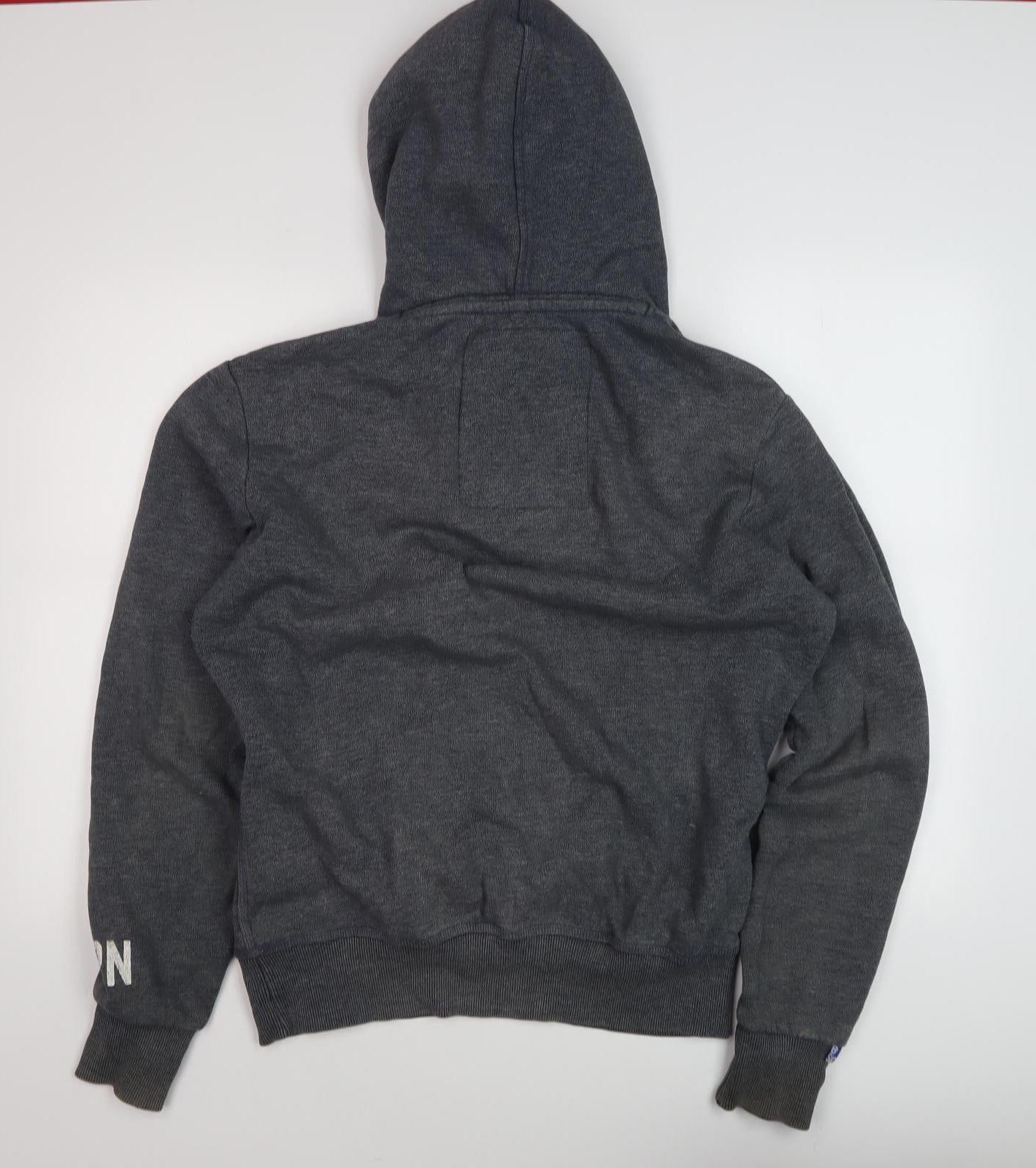 Superdry Men's Grey Pullover Hoodie L - Sport & Style
