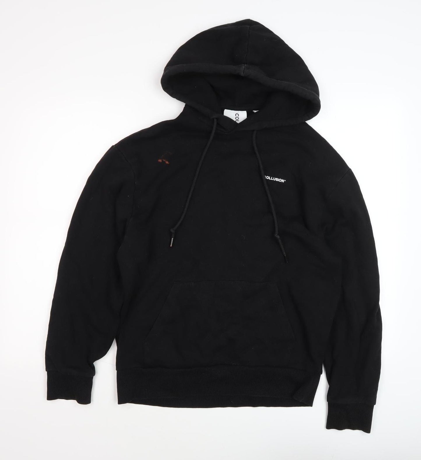 Collusion Black XS Unisex Hoodie with Dragon Print