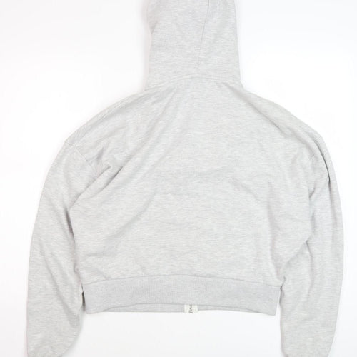 Collusion Women's Grey Full Zip Hoodie Size 10
