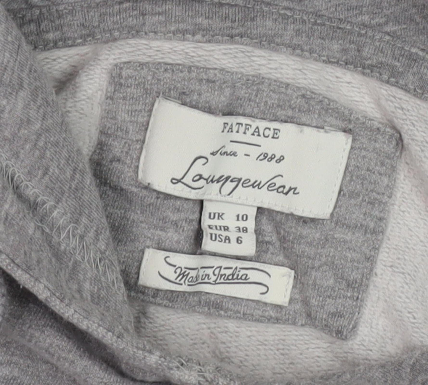 FatFace Women's Grey Hoodie, UK 10, Pullover Style