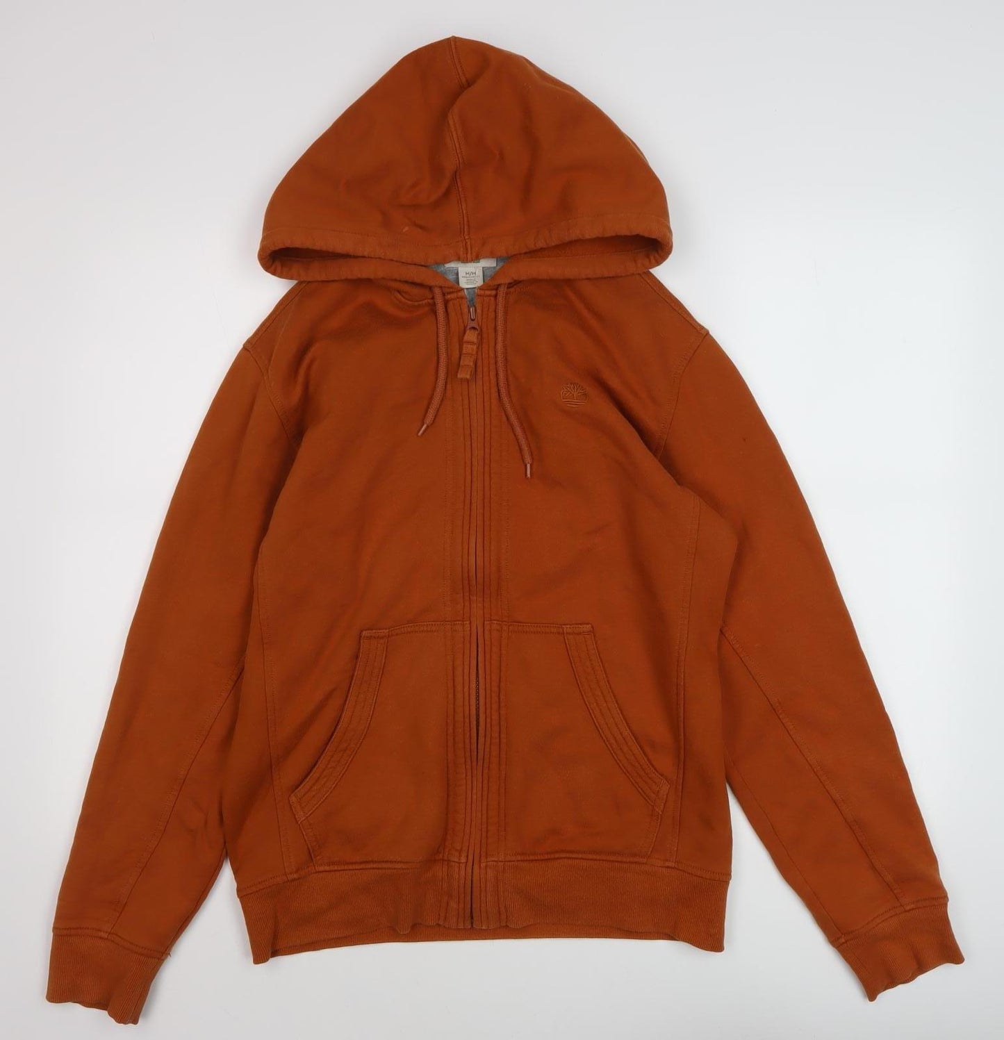 Timberland Men's Orange Full Zip Hoodie M