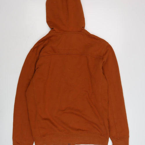 Timberland Men's Orange Full Zip Hoodie M