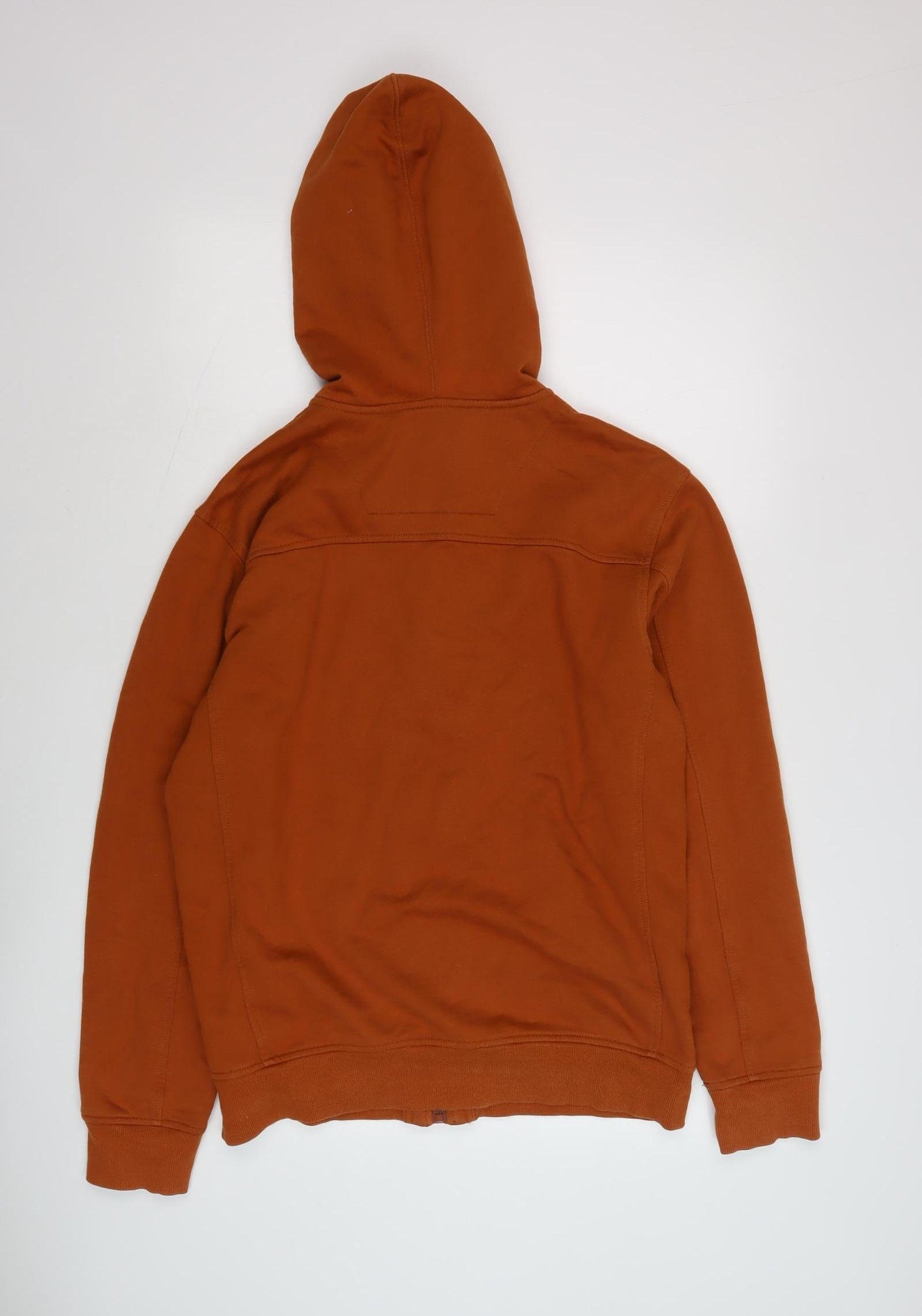 Timberland Men's Orange Full Zip Hoodie M