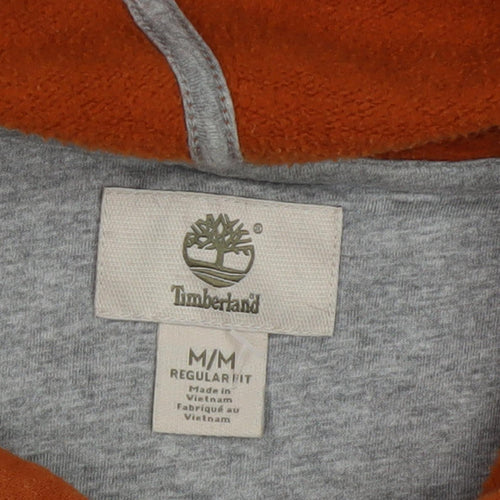 Timberland Men's Orange Full Zip Hoodie M