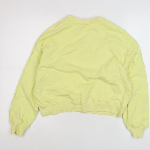 Zara Girls Yellow Pullover Sweatshirt 13-14 Years