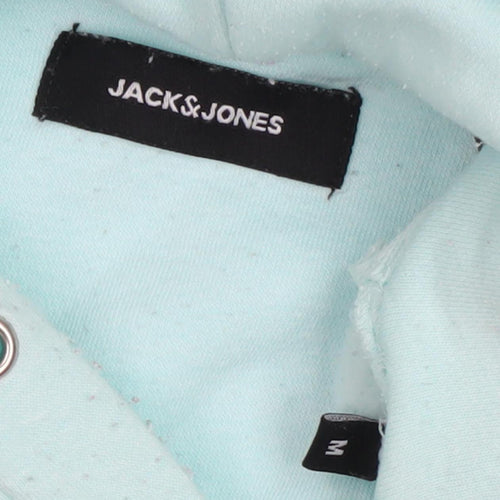 JACK & JONES Men's Blue Pullover Hoodie M