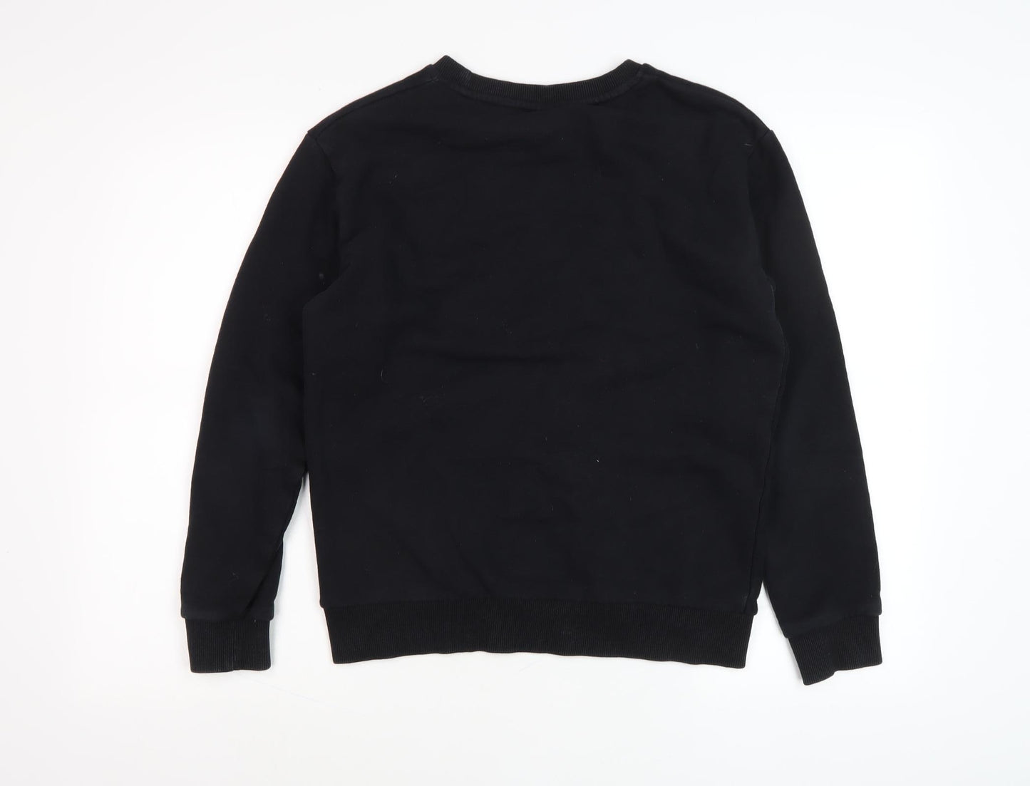 Zara Women’s Black Graphic Pullover Sweatshirt Size 10