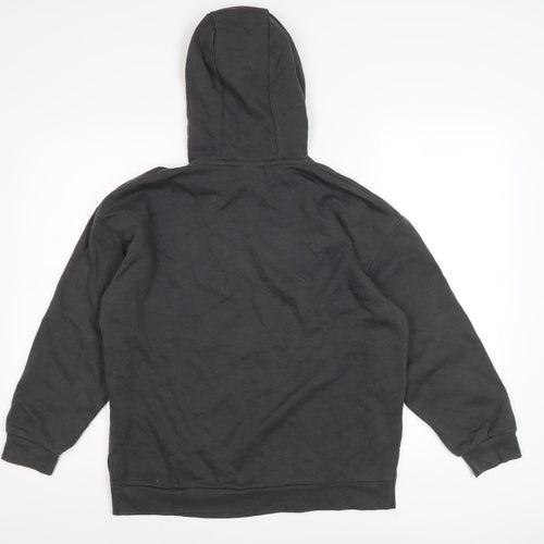 Disney Stitch Hoodie Girls Black 13-14 Years Pullover Fleece
