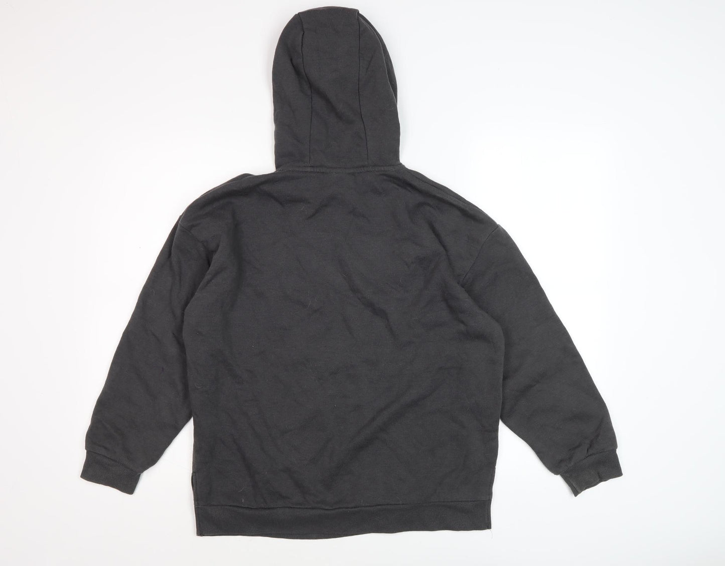 Disney Stitch Hoodie Girls Black 13-14 Years Pullover Fleece