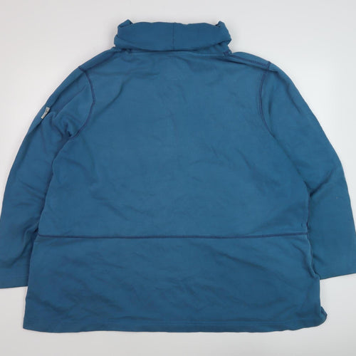 Lazy Jacks Blue Unisex Sweatshirt, Size 10, Cowl Neck