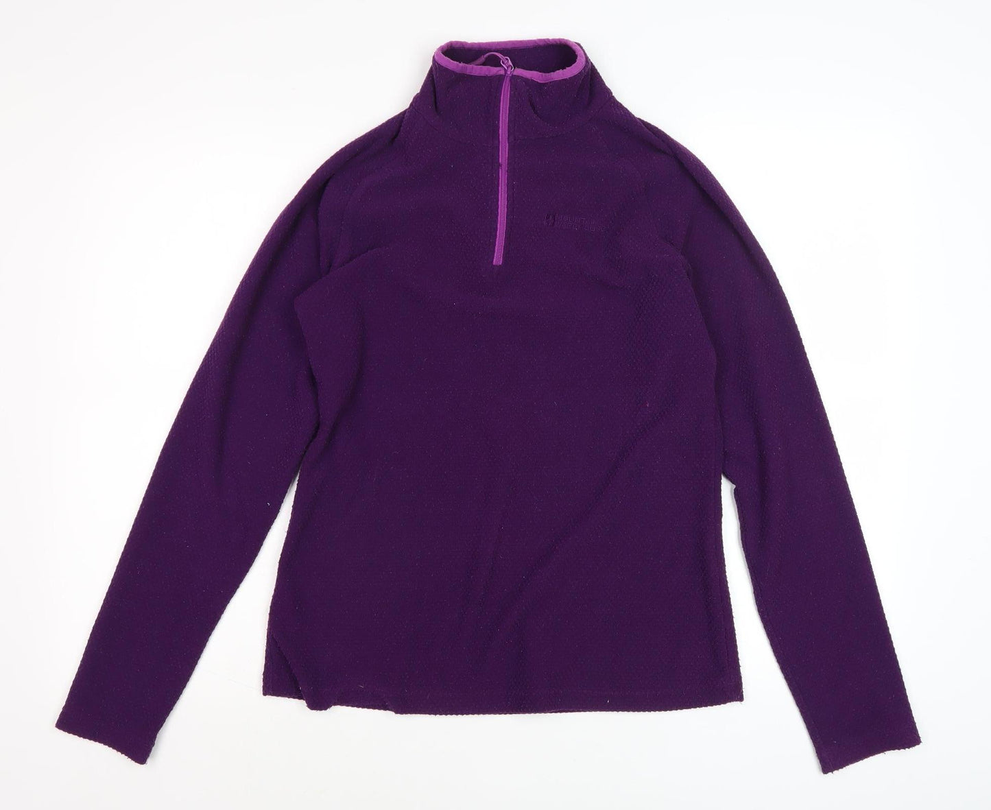 Mountain Warehouse Women's Purple 1/4 Zip Sweatshirt Size 12