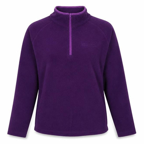 Mountain Warehouse Women's Purple 1/4 Zip Sweatshirt Size 12