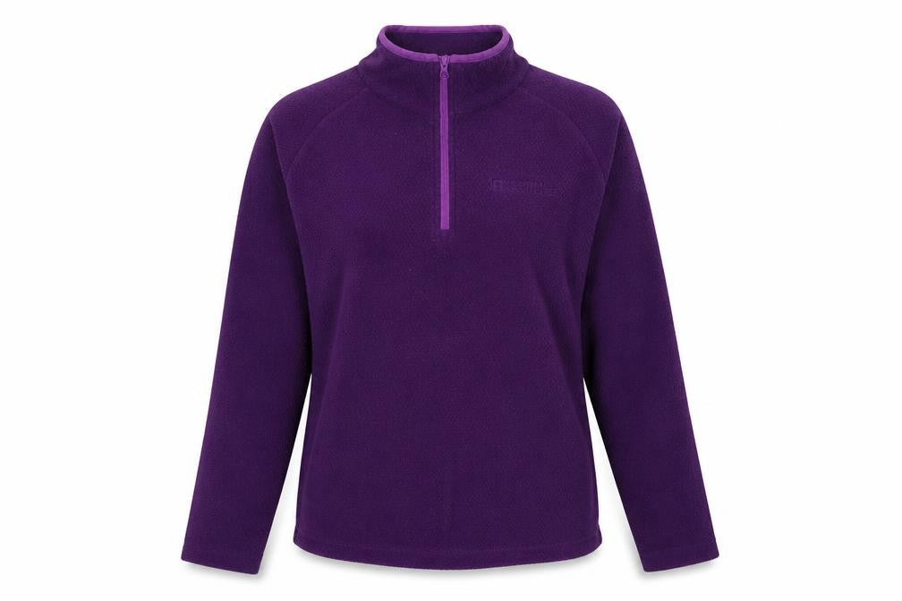 Mountain Warehouse Women's Purple 1/4 Zip Sweatshirt Size 12