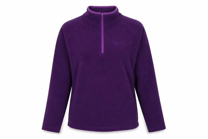 Mountain Warehouse Women's Purple 1/4 Zip Sweatshirt Size 12
