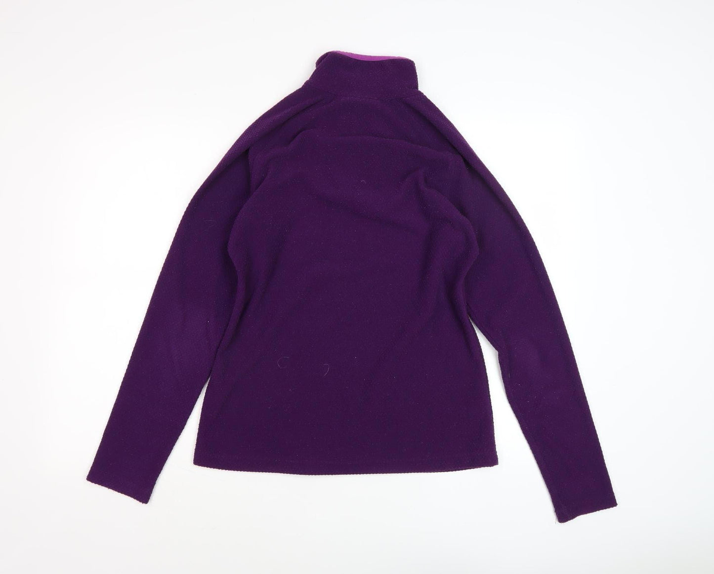 Mountain Warehouse Women's Purple 1/4 Zip Sweatshirt Size 12