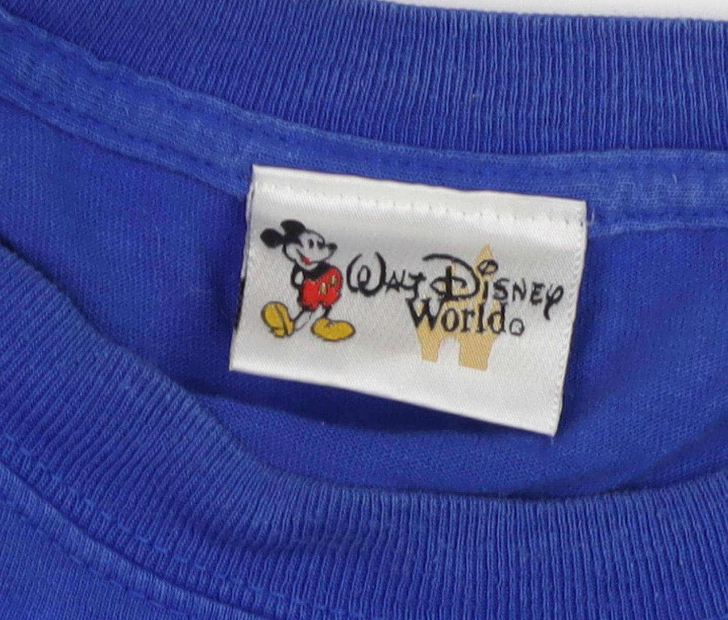 Disney Men’s Blue Vintage Mickey Mouse T-Shirt - Size L