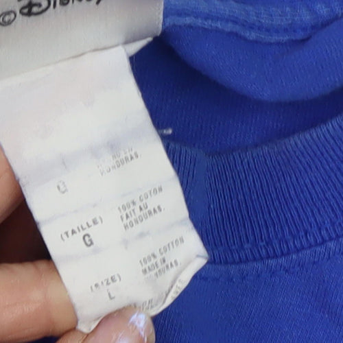 Disney Men’s Blue Vintage Mickey Mouse T-Shirt - Size L
