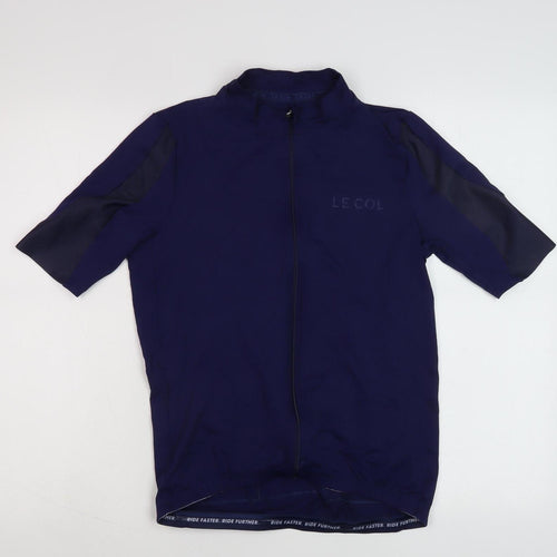 Le Col Men's Blue Cycling Jersey L Athletic Fit