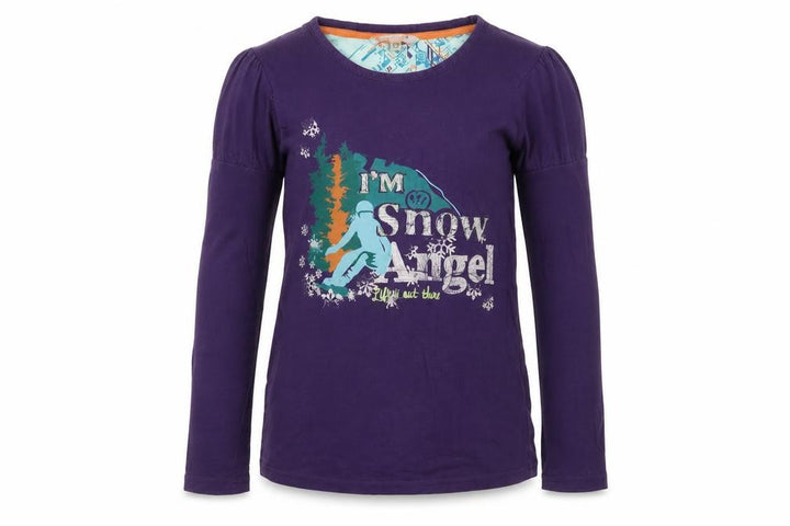 FatFace Teens Long Sleeve Purple Winter Top