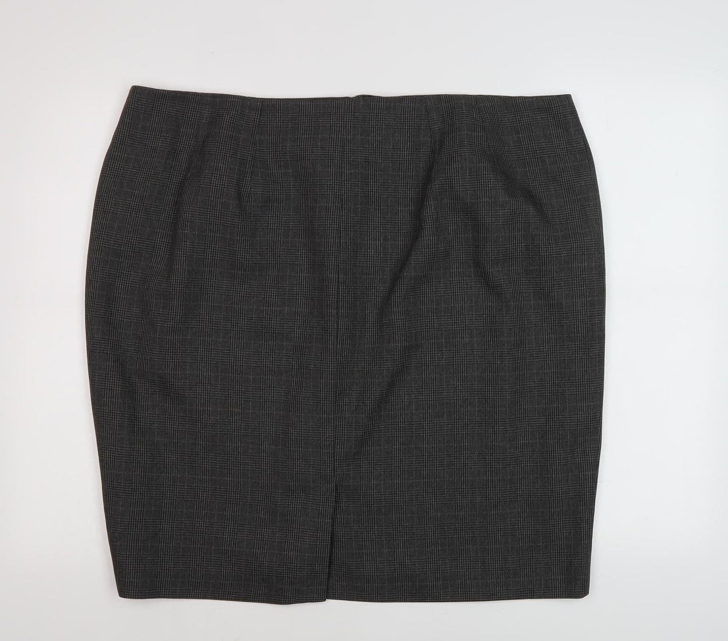 Marks and Spencer Womens Grey Pencil Skirt Size 22 Workwear