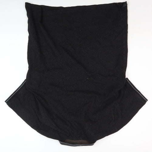 (Un) Bias Men's Black Polo Shirt Medium Short Sleeve Cotton