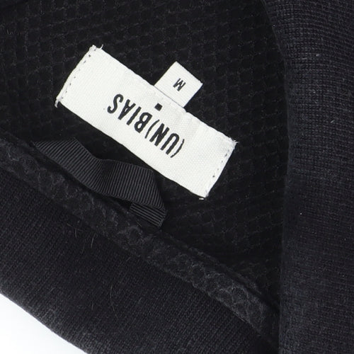 (Un) Bias Men's Black Polo Shirt Medium Short Sleeve Cotton