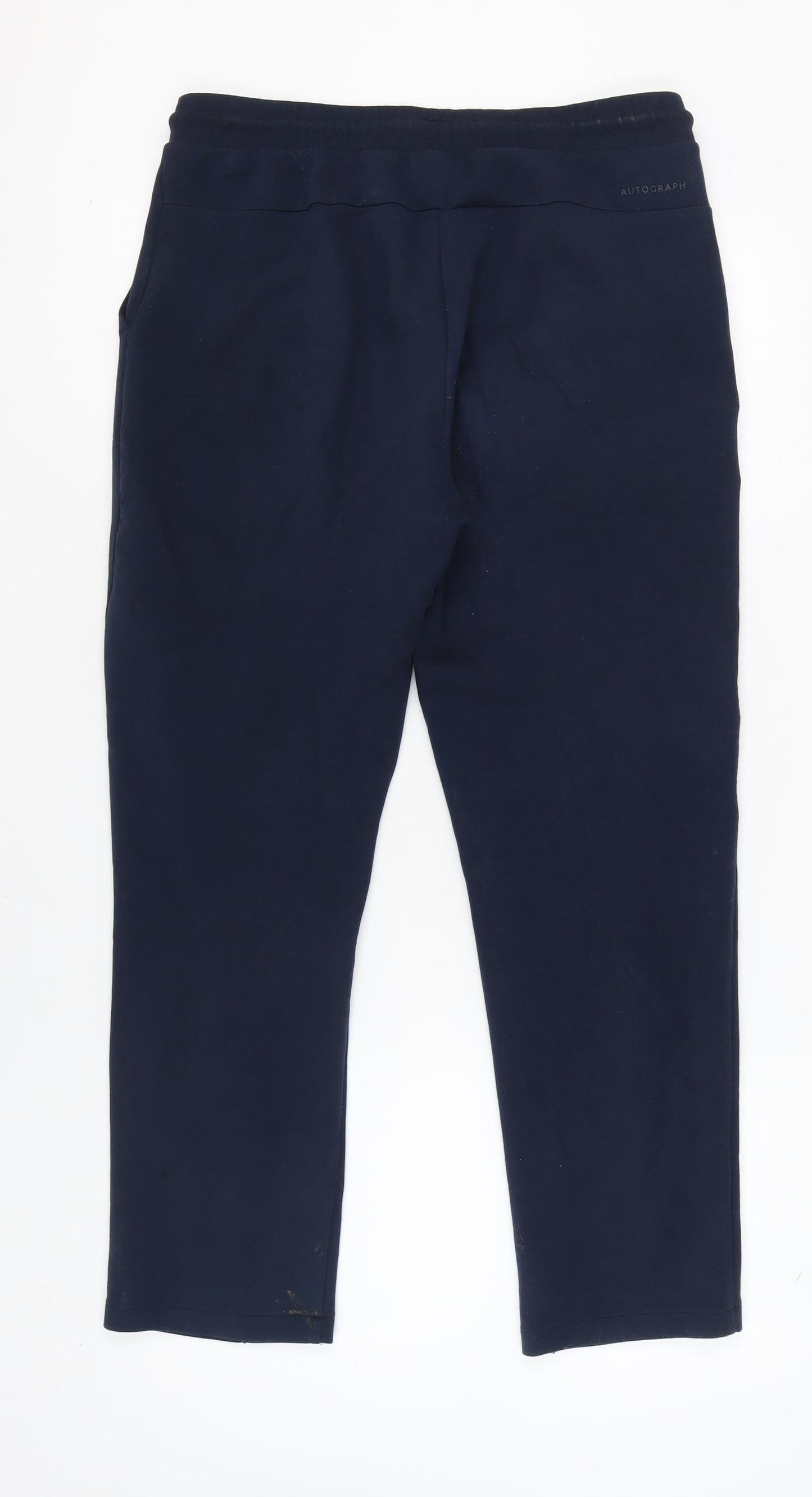 Marks and Spencer Men's Blue Jogger Pants, M