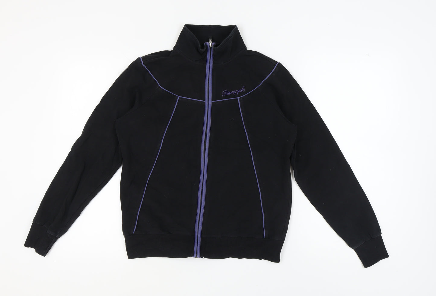 Pineapple Women's Black Zip Sweatshirt Size 16