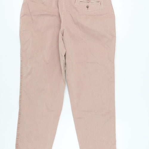 Marks and Spencer Women's Pink Chino Trousers, Size 14