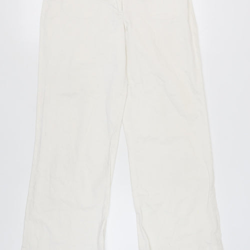 Red Herring Women's White Trousers Size 12
