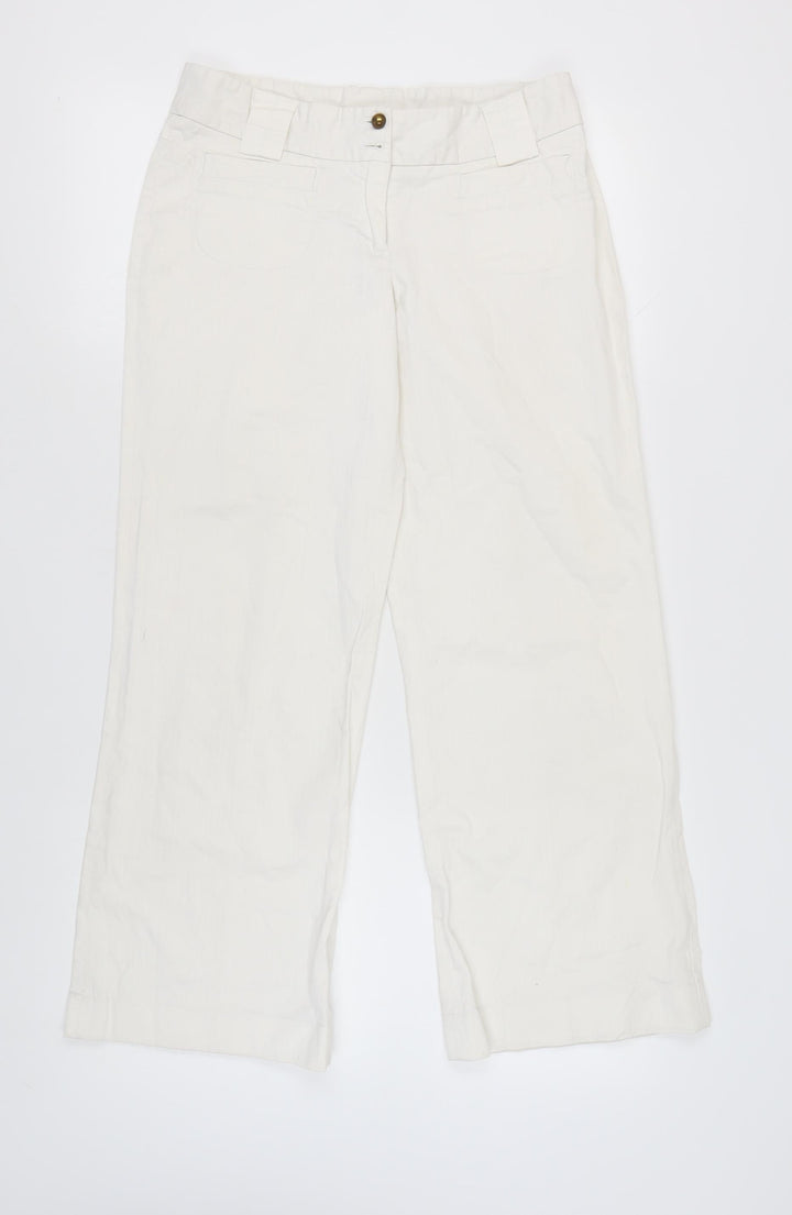 Red Herring Women's White Trousers Size 12