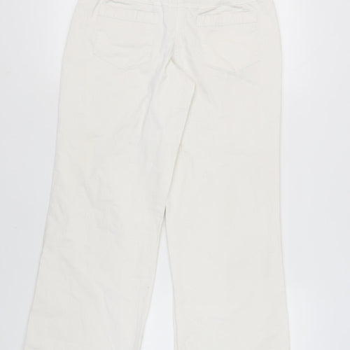 Red Herring Women's White Trousers Size 12