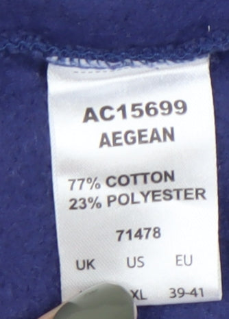 Cotton Traders Men's Blue Jogger Trousers XL