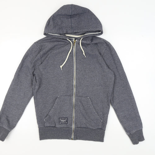 Brookhaven Men's Grey Zip Hoodie, Medium, Hooded Style