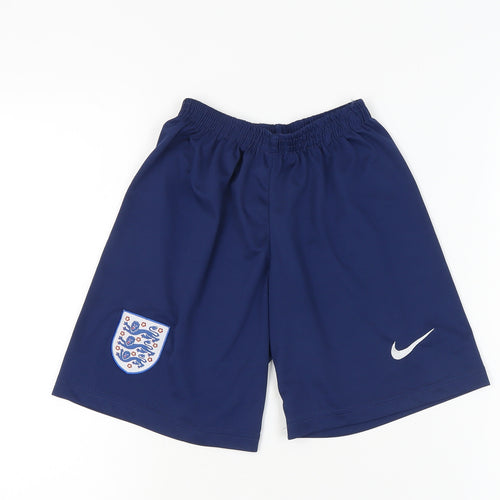 Nike Boys Blue Football Shorts, Size 12 Years