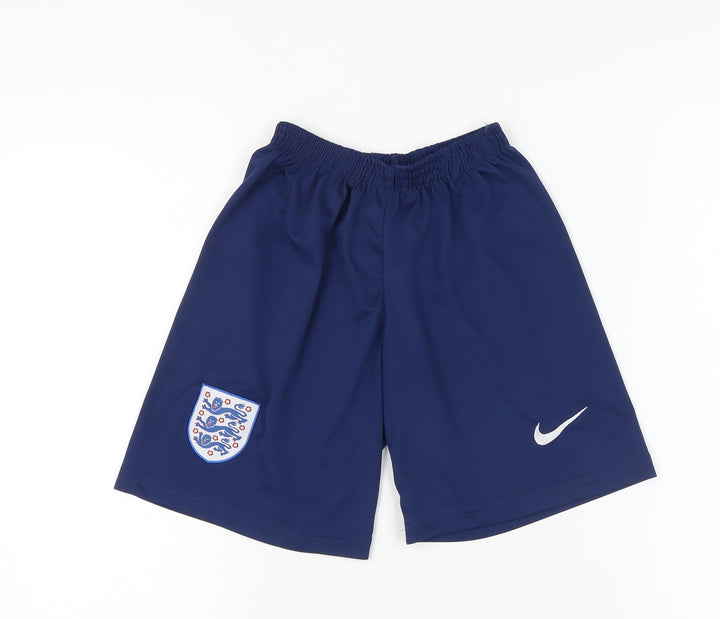 Nike Boys Blue Football Shorts, Size 12 Years