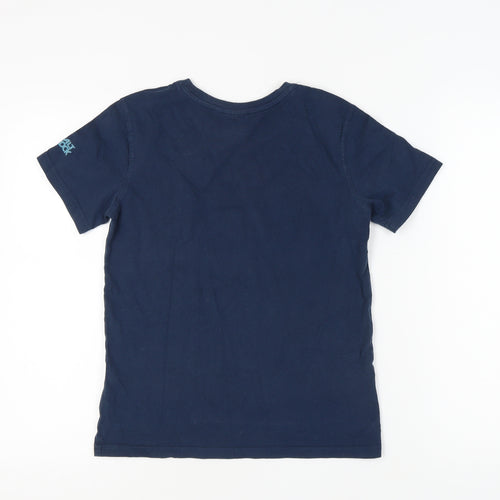 Saltrock Boys Blue Graphic Print Cotton T-Shirt 13-14 Yrs
