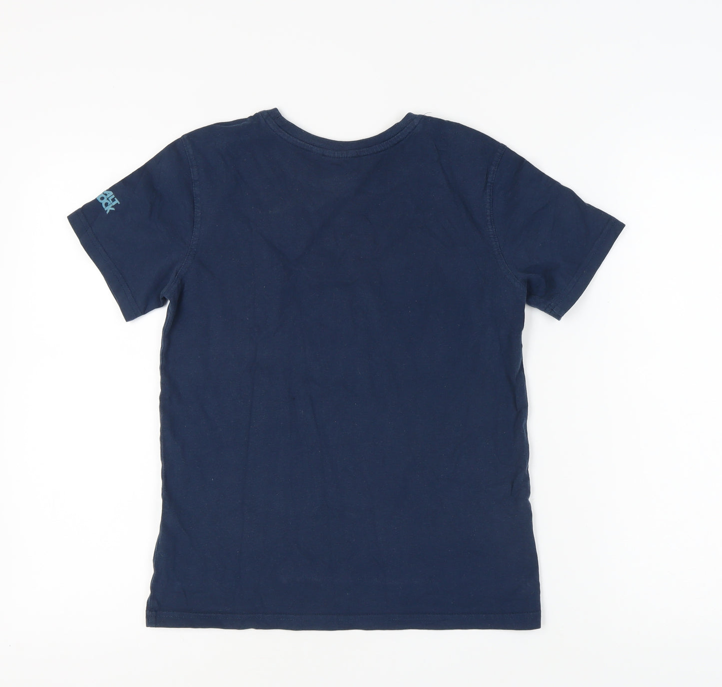 Saltrock Boys Blue Graphic Print Cotton T-Shirt 13-14 Yrs