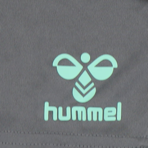 Hummel Boys Grey Athletic Football Shorts 13 Years