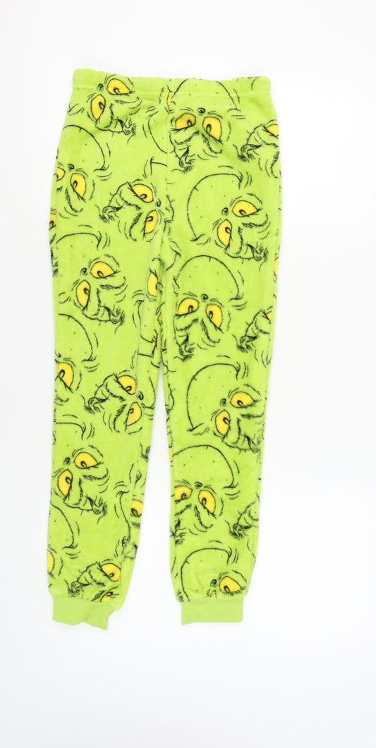 The Grinch Girls Green Pyjama Pants 11-12 Years Fleece