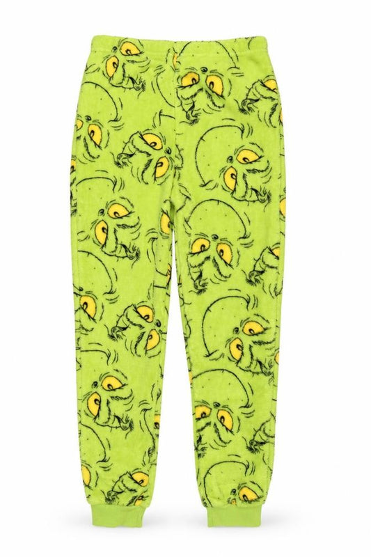 The Grinch Girls Green Pyjama Pants 11-12 Years Fleece