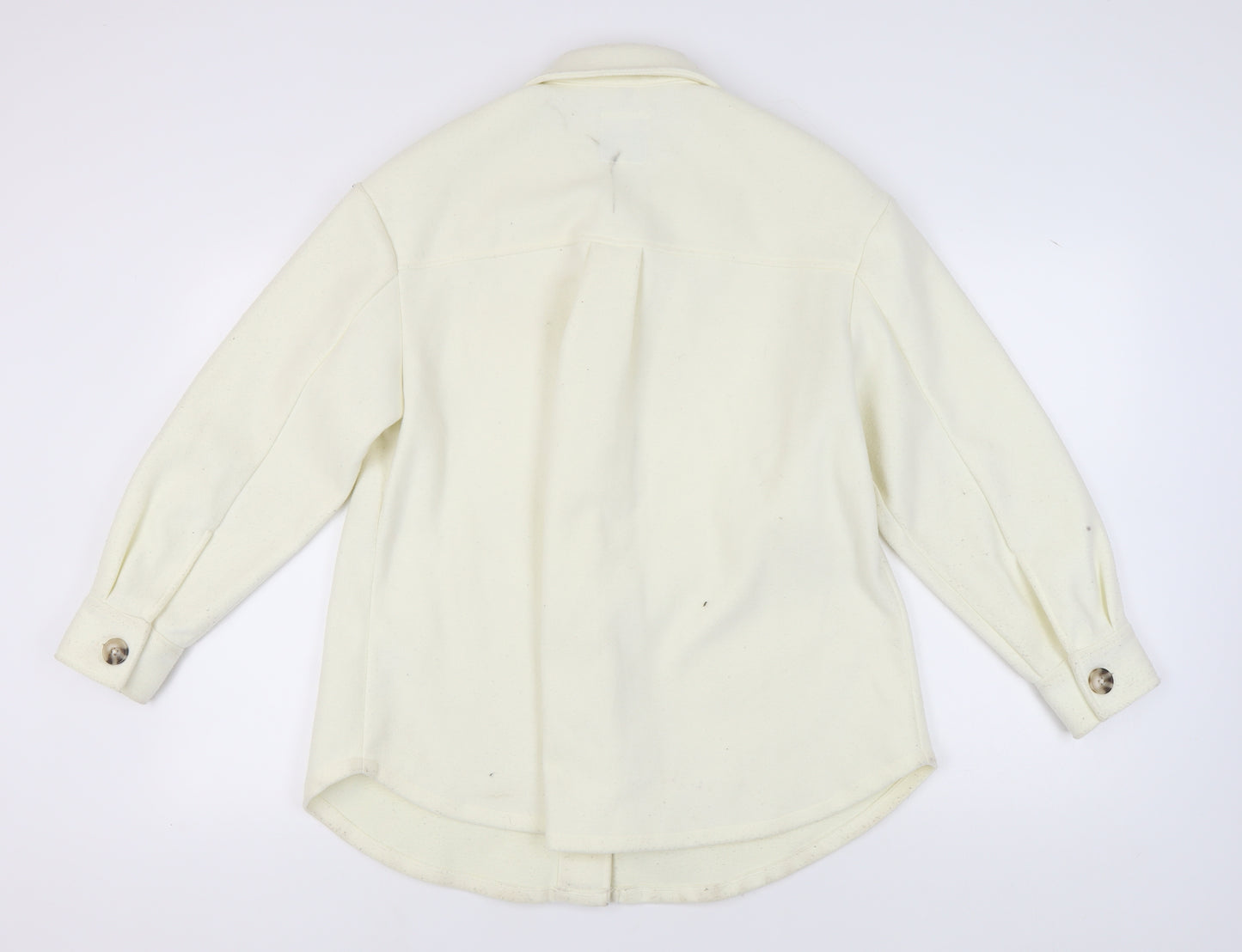 U.S. Polo Assn. Women's White Jacket Size L Collared Casual