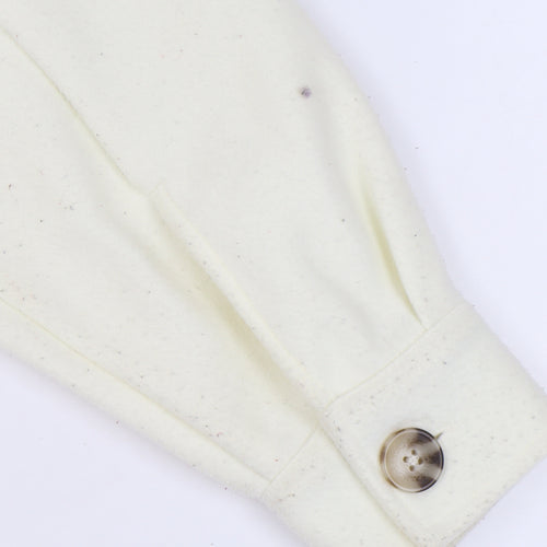 U.S. Polo Assn. Women's White Jacket Size L Collared Casual