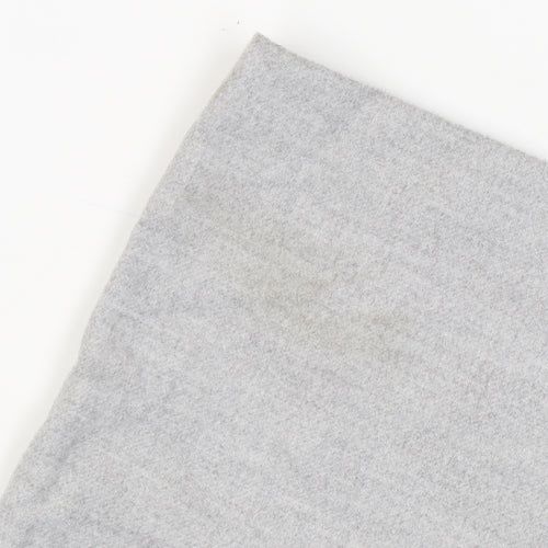 River Island Women's Grey Wide-Leg Pleated Trousers Size 10