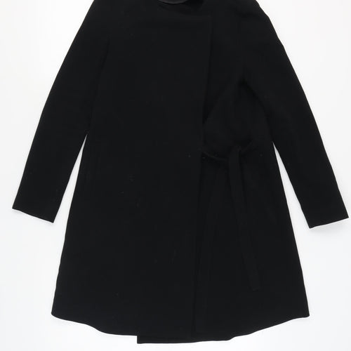 Marks and Spencer Women's Black Long Coat Size 6