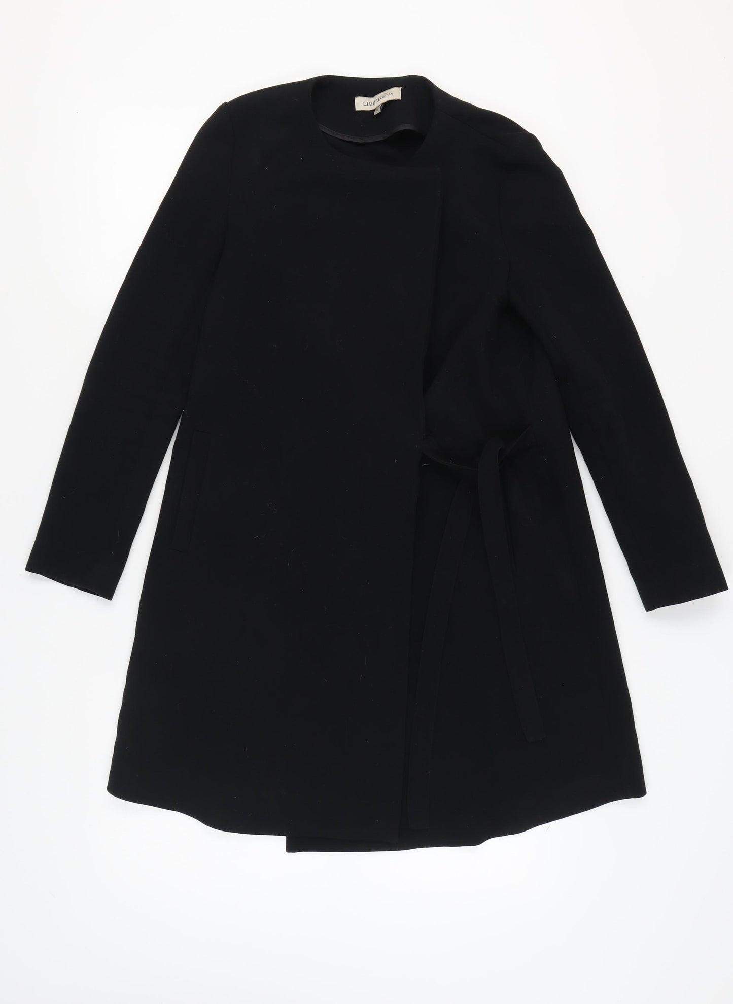 Marks and Spencer Women's Black Long Coat Size 6