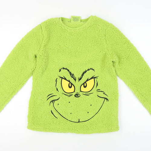 The Grinch Girls Green Fleece Pyjama Top 11-12 Years