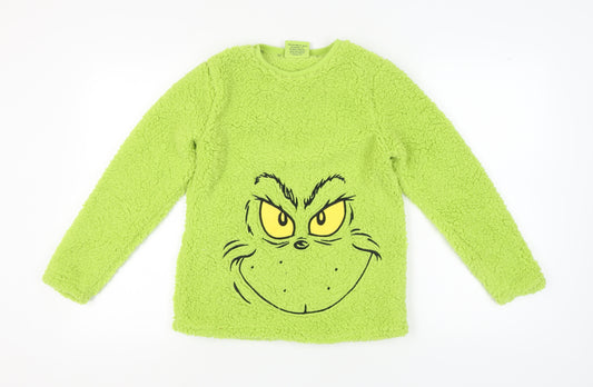 The Grinch Girls Green Fleece Pyjama Top 11-12 Years