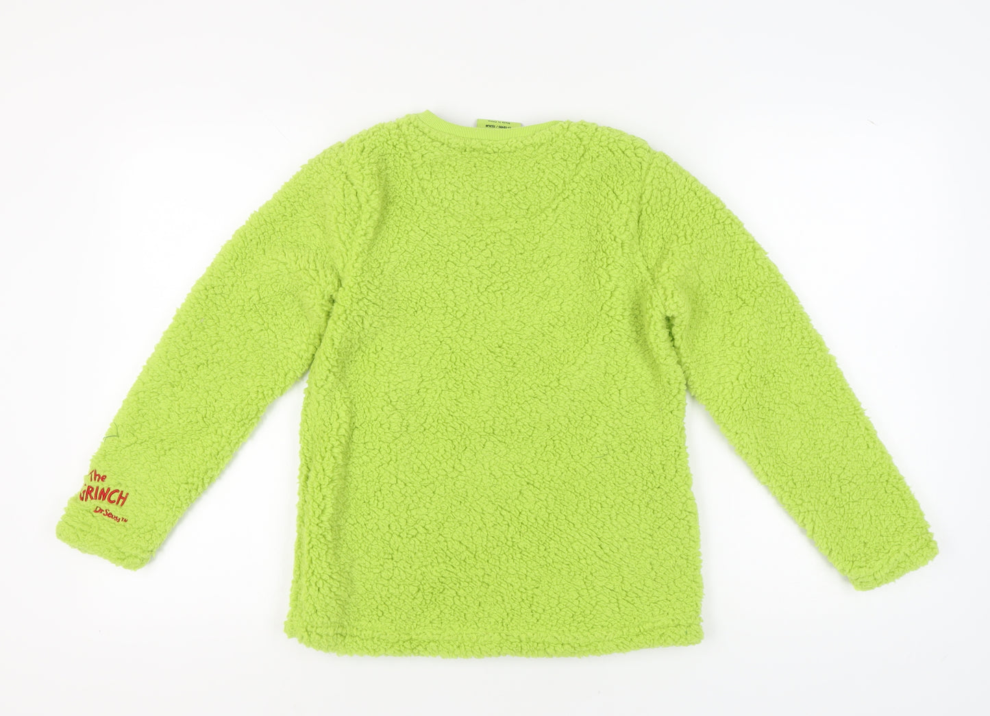 The Grinch Girls Green Fleece Pyjama Top 11-12 Years